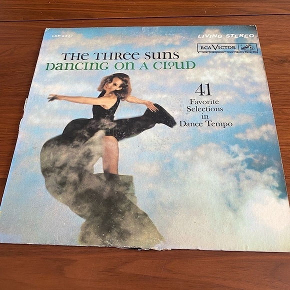 The Three Suns Dancing on a Cloud Vinyl Record - Picture 1 of 2